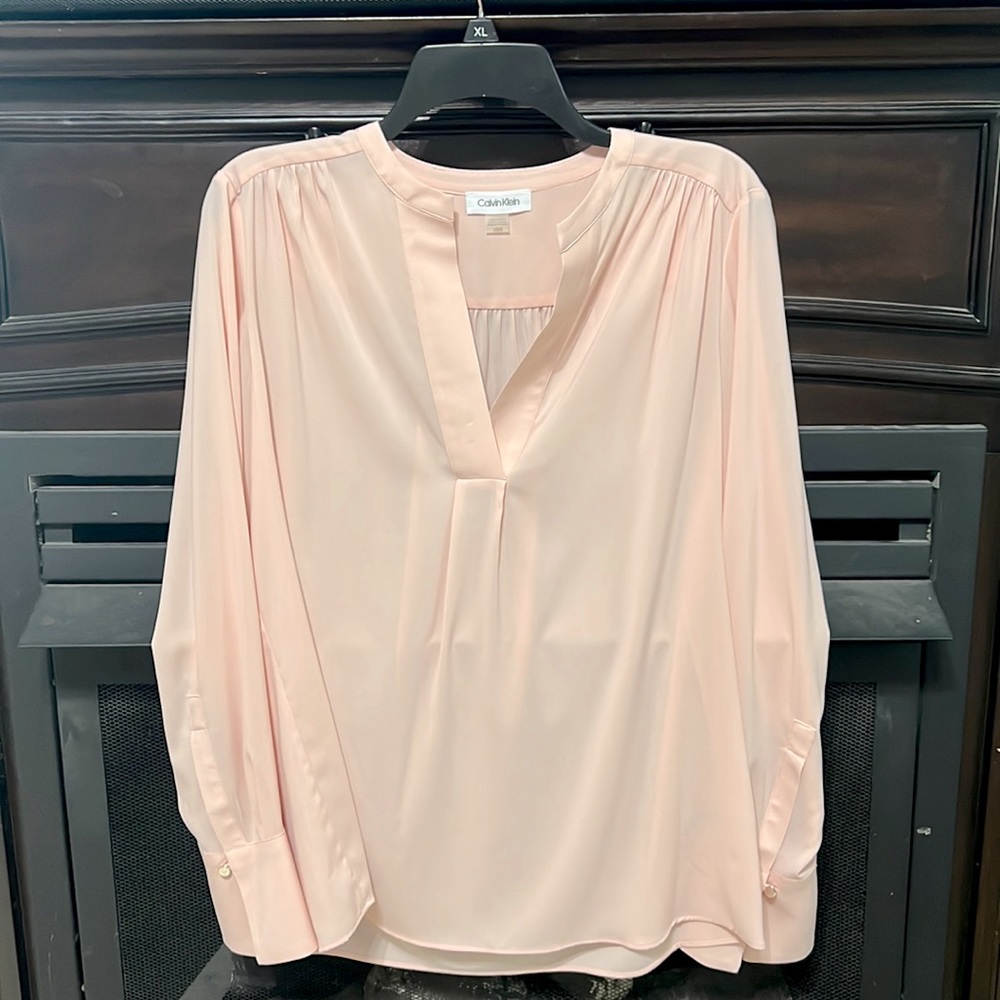 Calvin Klein pink blouse